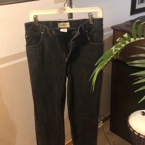 Black LL bean jeans